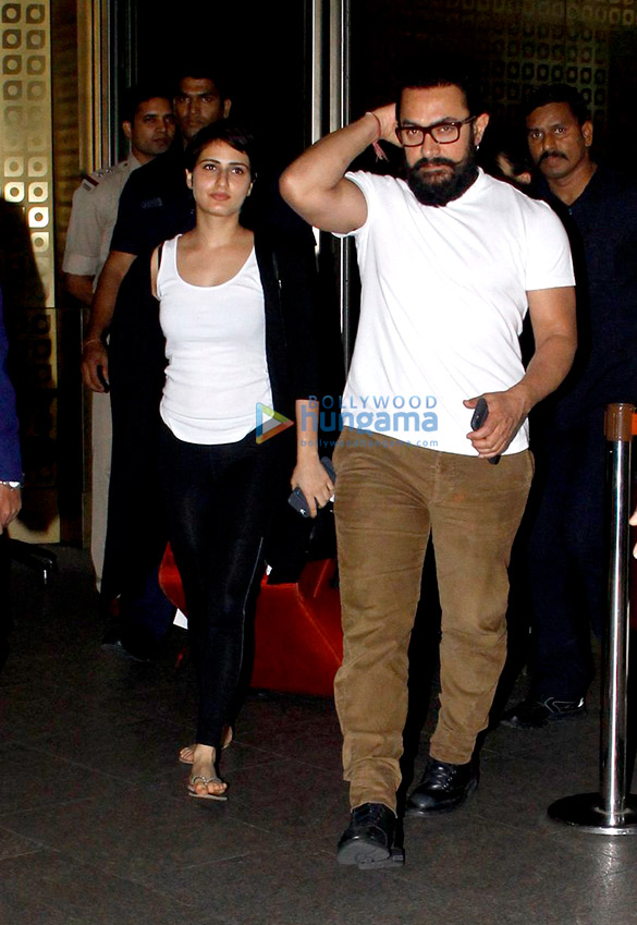 aishwarya abhishek aamir and others spotted at the airport 2