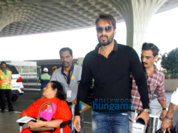 Ajay Devgn, Shahid Kapoor and Kajol snapped at the airport