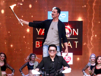 Akshay Kumar and Sajid Nadiadwala snapped on sets of Yaaron Ki Baraat