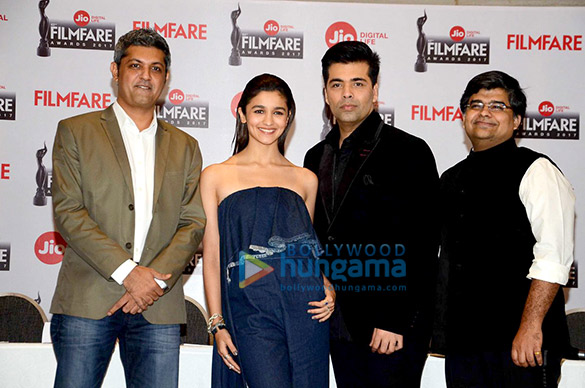 Alia Bhatt and Karan Johar grace the announcement of ’62nd Jio Filmfare Awards 2016′ Alia Bhatt and Karan Johar grace the announcement of ’62nd Jio Filmfare Awards 2016′