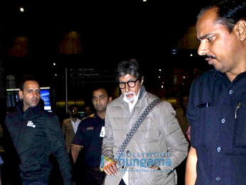 Amitabh Bachchan, Rishi Kapoor and Raju Hirani snapped at the airport