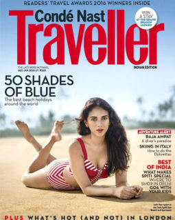 Aditi Rao Hydari On The Cover Of Conde Nast Traveller,Dec 2016