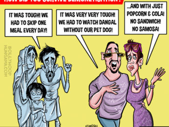 Bollywood Toons: Dangal vs Demonetisation! Bollywood Toons: Dangal vs Demonetisation!