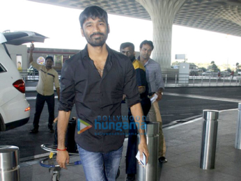 Dhanush, Kriti Sanon, Neha Dhupia and others snapped at the airport