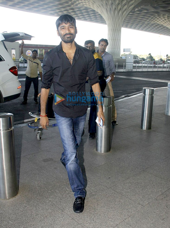 dhanush kriti neha and others snapped at the airport 1