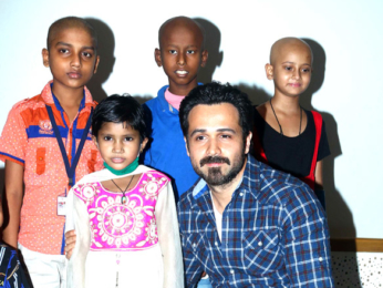 Emraan Hashmi meets special kids at Tata Memorial Centre