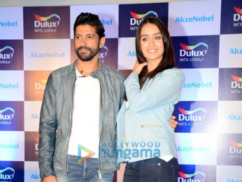 Farhan Akhtar and Shraddha Kapoor launch new colour range from Dulux