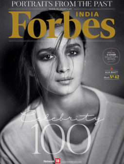 Alia Bhatt On The Cover Of Forbes, Jan 2017