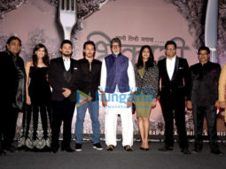 Amitabh Bachchan and Tiger Shroff at the launch of Ganesh Acharya’s movie Bikhari