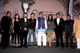 Amitabh Bachchan and Tiger Shroff at the launch of Ganesh Acharya’s movie Bikhari