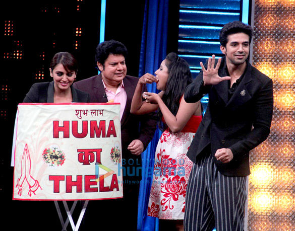 huma qureshi and saqib saleem on zee tvs yaaron ki baraat 2