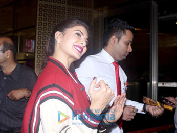 Jacqueline Fernandez snapped at the airport leaving for New York