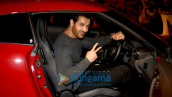John Abraham unveils the new Nissan GTR in India