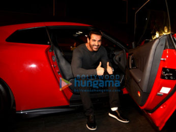 John Abraham unveils the new Nissan GTR in India