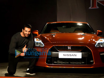 John Abraham unveils the new Nissan GTR in India