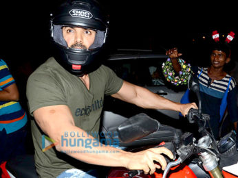 John Abraham snapped biking in bandra