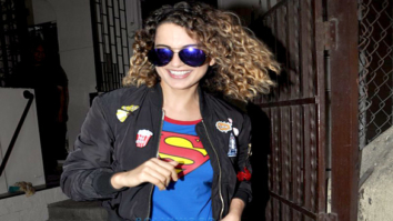 Kangna Ranaut snapped post dubbing at a studio in Bandra