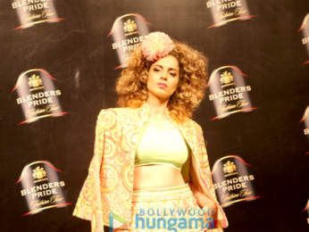 Kangna Ranaut walks the ramp for Manish Arora at the Blenders Pride Fashion Tour 2016