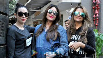 Kareena Kapoor Khan, Karisma Kapoor and Amrita Arora snapped post lunch in Bandra
