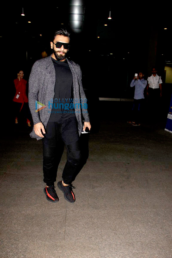 Ranveer Singh, Deepika Padukone, Emraan Hashmi, Esha Gupta and Sunny Leone snapped at the Mumbai airport