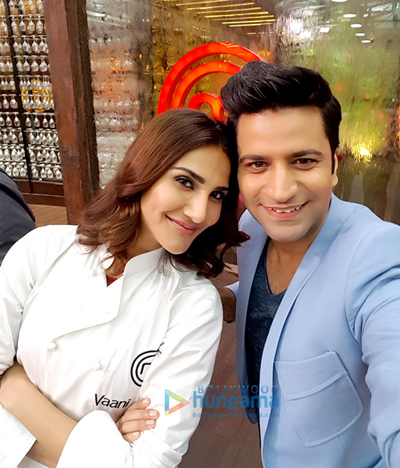 Ranveer Singh, Vaani Kapoor and Vidya Balan snapped on sets of Masterchef India