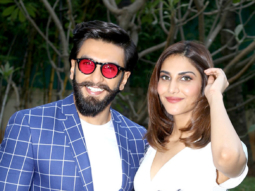 Ranveer Singh and Vaani Kapoor promote their film Befikre at Yashraj Studio