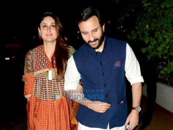 Saif Ali Khan & Kareena Kapoor Khan snapped at Olive in Bandra