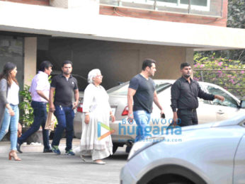 Salman Khan & Iulia Vantur snapped post Christmas brunch at Arpita Khan's house