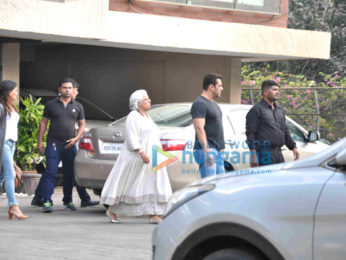Salman Khan & Iulia Vantur snapped post Christmas brunch at Arpita Khan's house