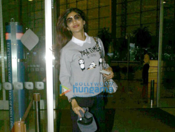 Shilpa Shetty departs for Dubai