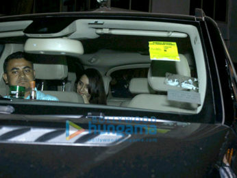 Shraddha Kapoor & Arjun Rampal snapped post dinner at Farhan Akhtar's house