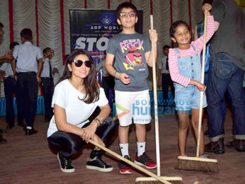 Shriya Saran participates in the 'AGP World CSR' event