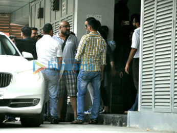 Sonakshi Sinha snapped post a meeting in Bandra