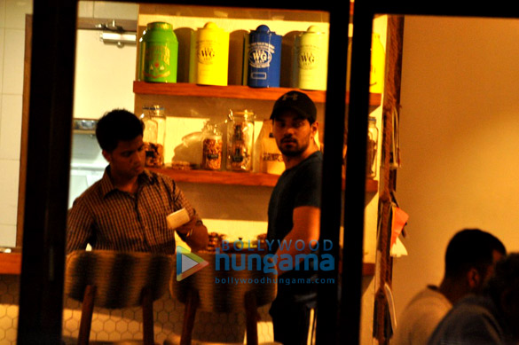 sooraj pancholi snapped with his sister at sequel 2