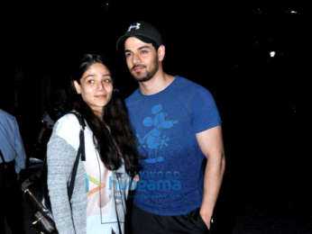 Sooraj Pancholi snapped with his sister at Sequel