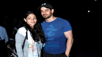 Sooraj Pancholi snapped with his sister at Sequel