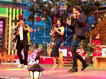 Sunny Leone & Daniel Weber on the sets of The Kapil Sharma Show