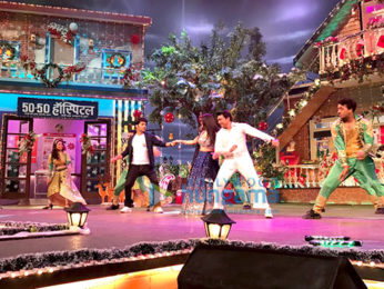 Sunny Leone & Daniel Weber on the sets of The Kapil Sharma Show