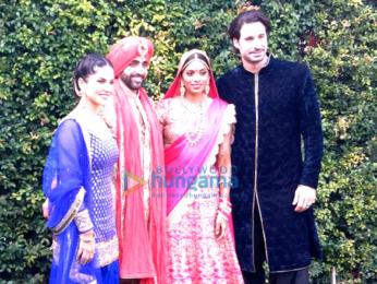 Sunny Leone graces her brother Sundeep's wedding ceremony