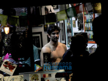 Sushant Singh Rajput snapped post getting tattooed in Bandra