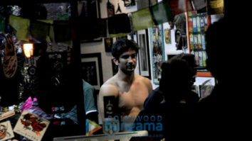 Sushant Singh Rajput snapped post getting tattooed in Bandra