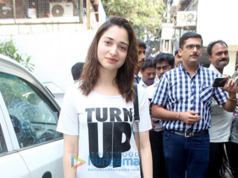 Tamannaah Bhatia snapped post rehersals of the Screen awards