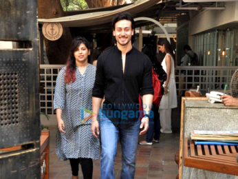 Tiger Shroff & Kriti Sanon snapped in Bandra