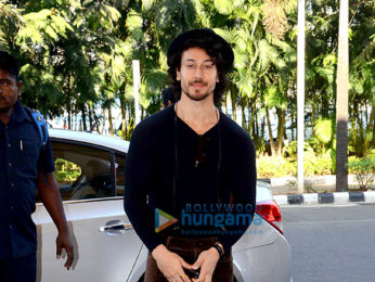 Tiger Shroff and Nidhi Agarwal snapped at the airport