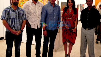 Pooja Bedi, Mukesh Rishi & Raghav Rishi inaugurate Padmanabh Bendre’s Timeless Space art exhibition
