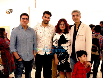 Pooja Bedi, Mukesh Rishi & Raghav Rishi inaugurate Padmanabh Bendre's Timeless Space art exhibition