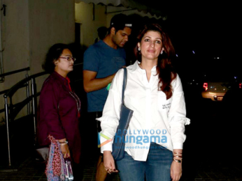 Twinkle Khanna snapped at PVR Juhu post a movie screening