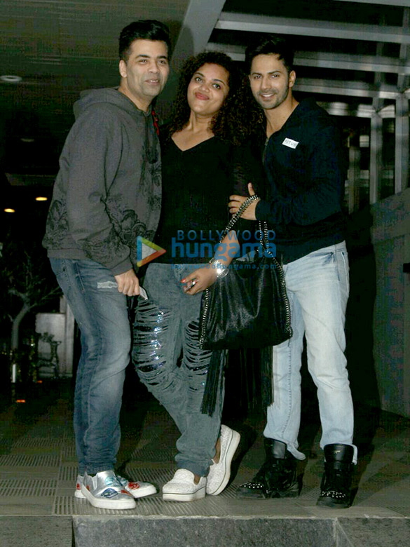 varun dhawan alia bhatt and karan johar snapped 2