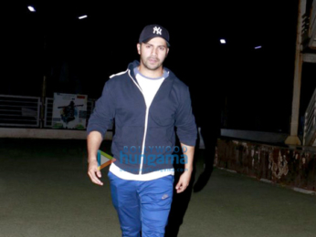 Varun Dhawan snapped post a screening of 'Dangal'