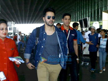 Varun Dhawan, Sanjay Dutt and Sridevi snapped at the airport